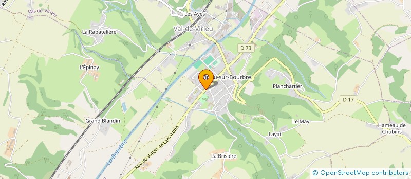 localisation de l'entreprise CAROLINE BEDEL BONJEAN NOTAIRE  VAL-DE-VIRIEU