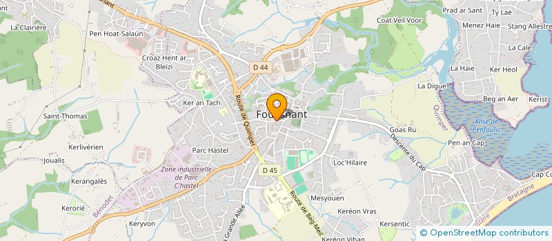 localisation de l'entreprise CAROLINE BEYER-CARETTE, MATHIEU CARETTE, MARIE-ANNE HASCOET, ARNAUD BETROM, NOTAIRES ASSOCIES, SOCIETE D'EXERCICE LIBERA  FOUESNANT