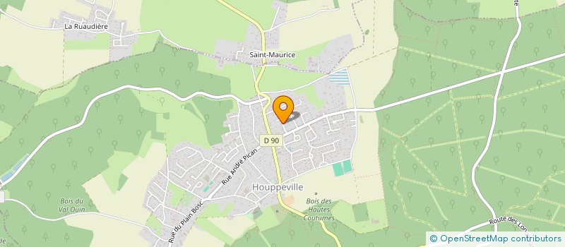 localisation de l'entreprise CAROLINE BOUTARD CONSEIL  HOUPPEVILLE