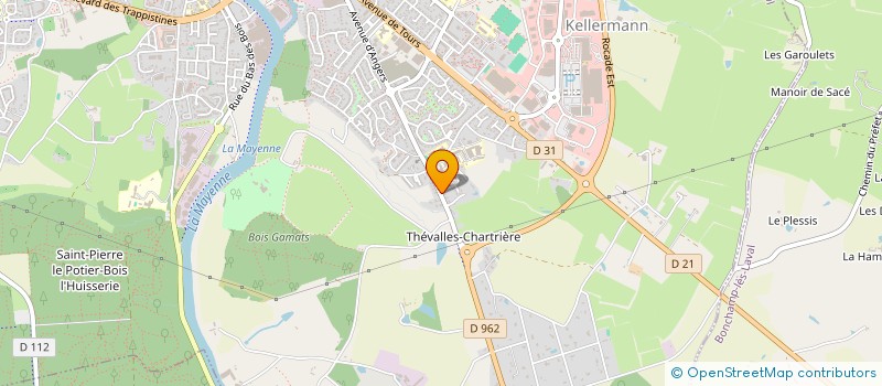 localisation de l'entreprise CAROLINE COUBARD-HERVO  SAINT-NAZAIRE