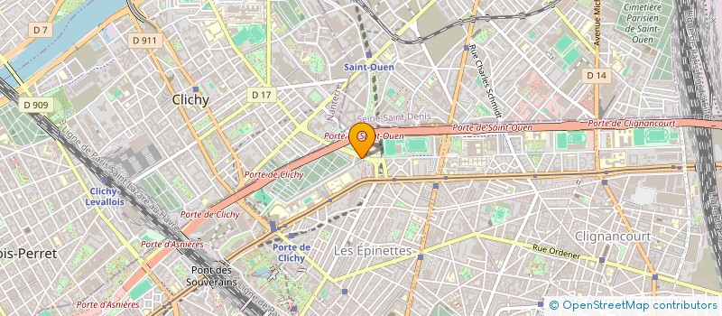 localisation de l'entreprise CAROLINE COURRET NEE MULLER ET NICOLAS COURRET  PARIS