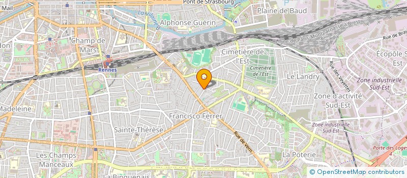 localisation de l'entreprise CAROLINE DECAUX STUDIO  RENNES