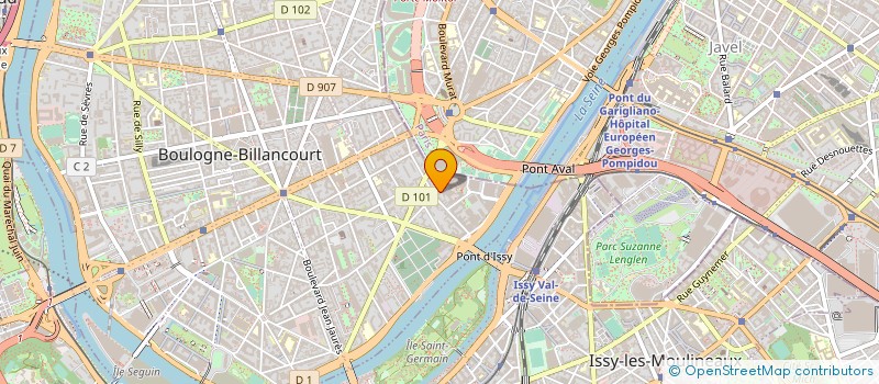 localisation de l'entreprise CAROLINE DUHESME CONSEILS  BOULOGNE-BILLANCOURT