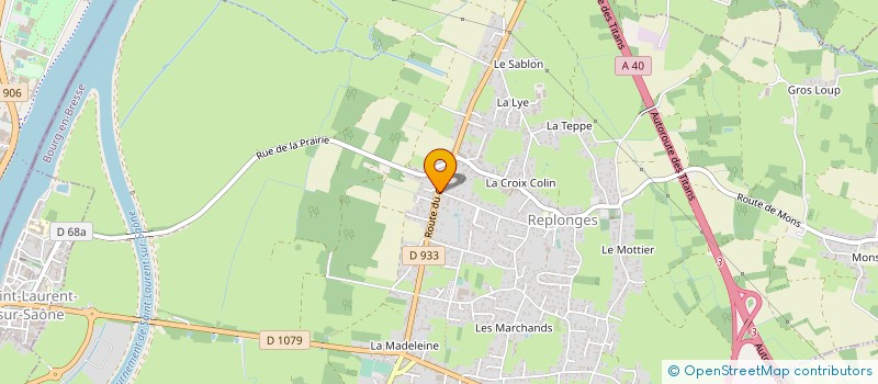 localisation de l'entreprise CAROLINE ESTHETIQUE à REPLONGES
