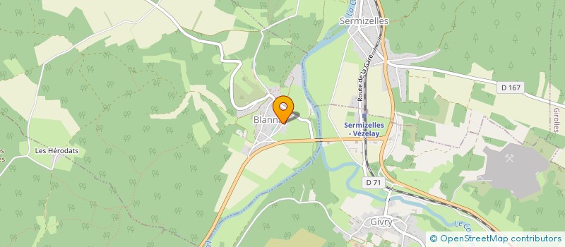 localisation de l'entreprise CAROLINE ESTHETIQUE à AVALLON