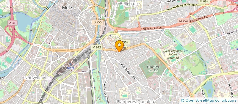 localisation de l'entreprise CAROLINE ET HUGO DIFFUSION  METZ