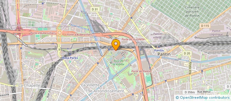 localisation de l'entreprise CAROLINE ET LES PLANTES  PARIS