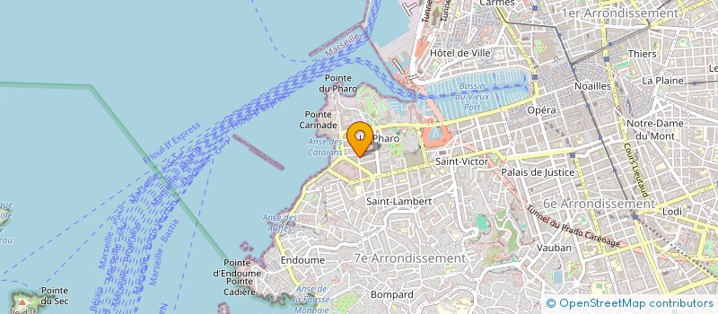 localisation de l'entreprise CAROLINE ET MARIE à MARSEILLE