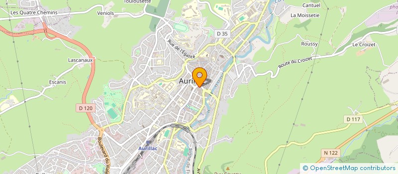 localisation de l'entreprise CAROLINE EYRIGNAC HUISSIER DE JUSTICE ASSOCIEE à AURILLAC
