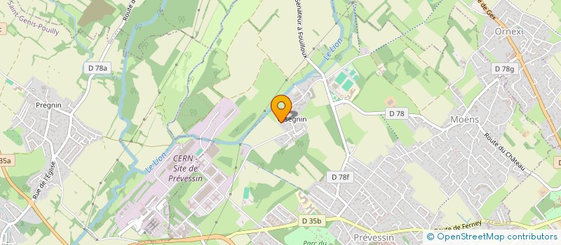 localisation de l'entreprise CAROLINE FAIVRE SASU  PREVESSIN-MOENS