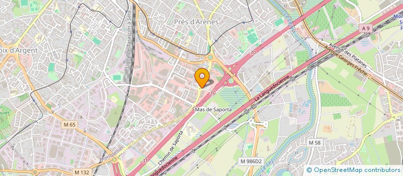 localisation de l'entreprise CAROLINE FRISOU à MONTPELLIER