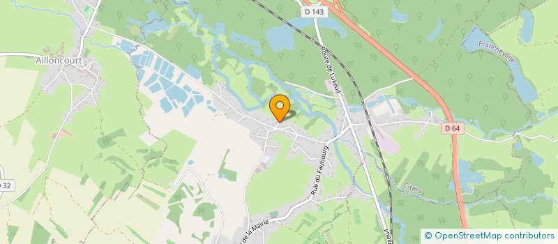 localisation de l'entreprise CAROLINE GODARD  CITERS