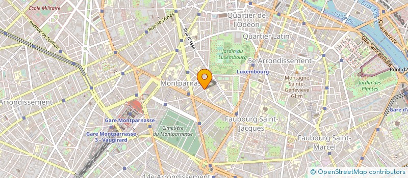 localisation de l'entreprise CAROLINE HUGUENIN  PARIS