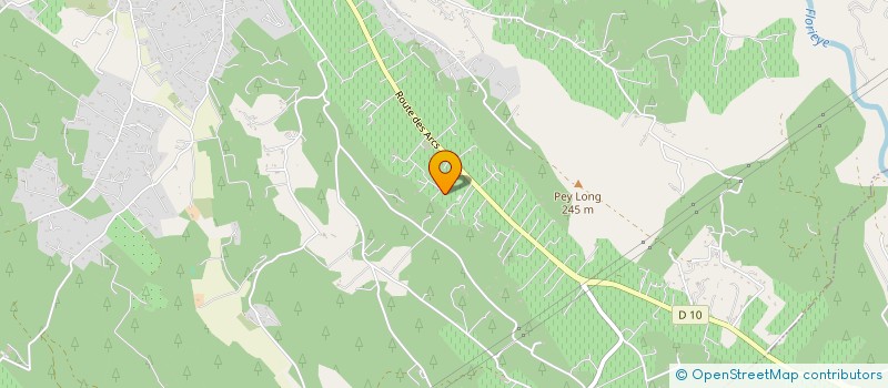 localisation de l'entreprise CAROLINE IMMO  LORGUES