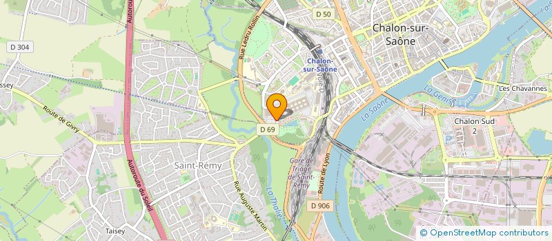 localisation de l'entreprise CAROLINE JULIEN à CHALON-SUR-SAONE