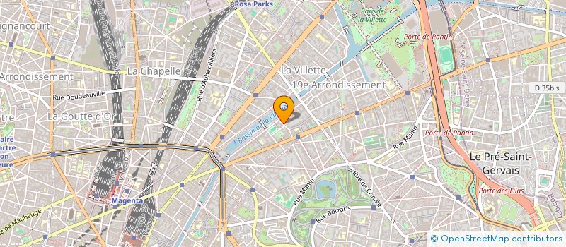 localisation de l'entreprise CAROLINE LATTWEIN ARCHITECTE  PARIS