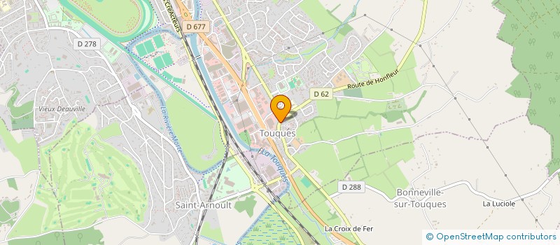 localisation de l'entreprise CAROLINE LAWSON PSYCHOLOGUE  TOUQUES