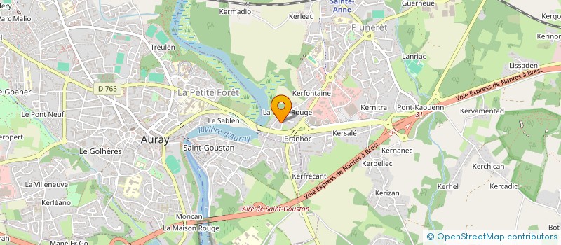 localisation de l'entreprise CAROLINE MAHE RH STRATEGIE  PLUNERET