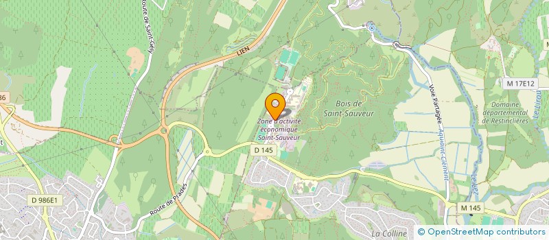 localisation de l'entreprise CAROLINE MATHIEU  SAINT-GELY-DU-FESC