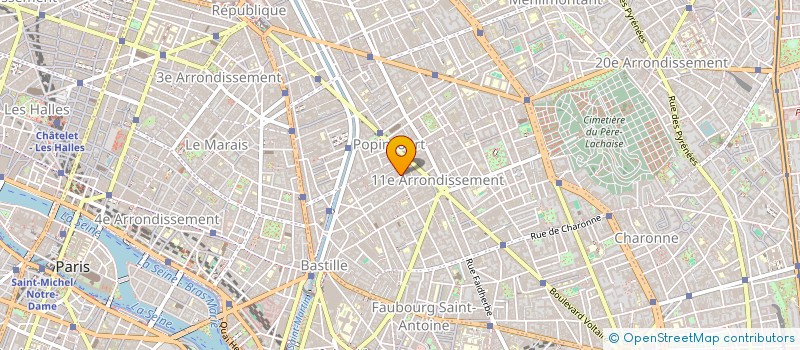 localisation de l'entreprise CAROLINE MODE  PARIS