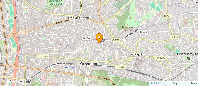 localisation de l'entreprise CAROLINE NEDELEC SAS à MONTREUIL