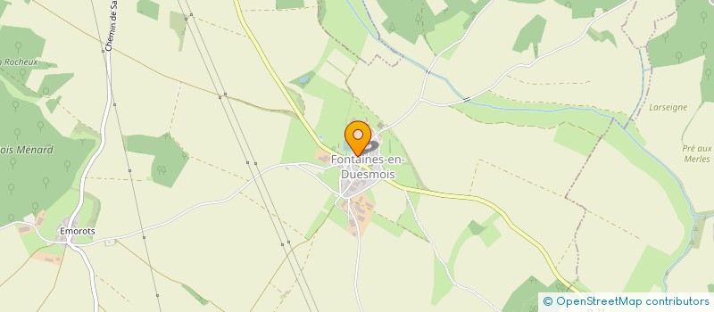localisation de l'entreprise CAROLINE OGER STUDIO  FONTAINES-EN-DUESMOIS
