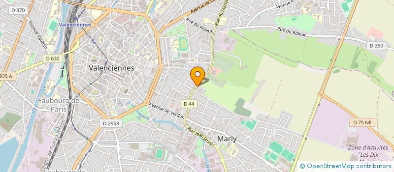 localisation de l'entreprise CAROLINE & PIERRE à VALENCIENNES