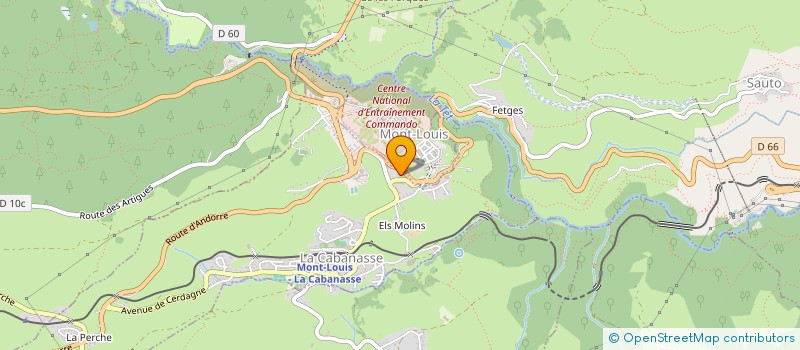 localisation de l'entreprise CAROLINE PUJOL  LA CABANASSE