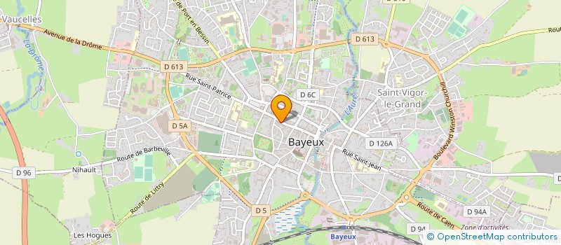 localisation de l'entreprise CAROLINE RENEE  BAYEUX