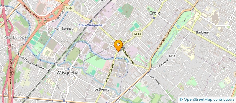 localisation de l'entreprise CAROLINE RETOUCHE  CROIX