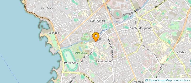 localisation de l'entreprise CAROLINE ROCCOLI à MARSEILLE