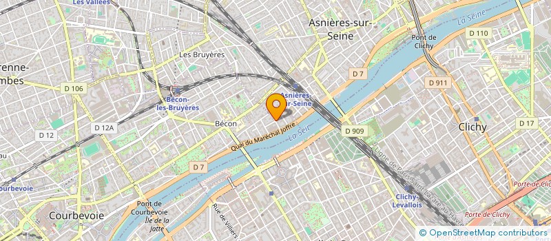 localisation de l'entreprise CAROLINE TESSE CONSULTING à COURBEVOIE