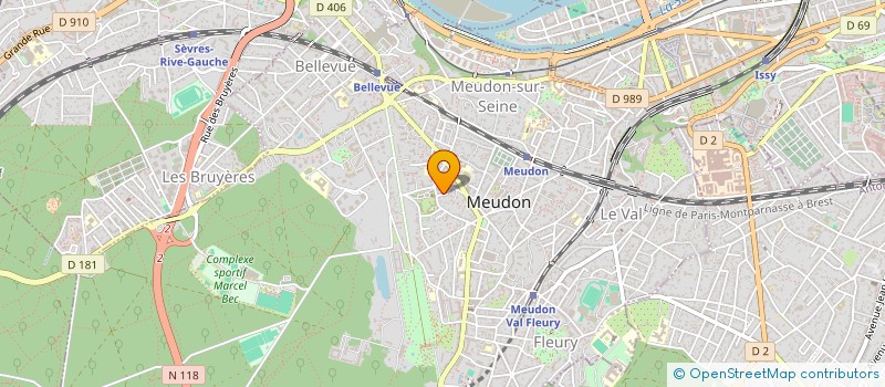 localisation de l'entreprise CAROLINE TORDJMANN CONSEIL à MEUDON