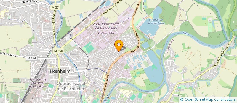 localisation de l'entreprise CAROLINE TORTUE  HNHEIM