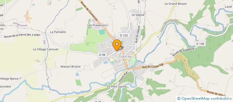 localisation de l'entreprise CAROLINEMABIRE ARCHITECTURE  GAVRAY-SUR-SIENNE