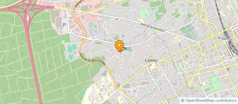 localisation de l'entreprise CAROLINVEST  LAXOU