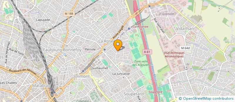 localisation de l'entreprise CAROLIS à TOULOUSE