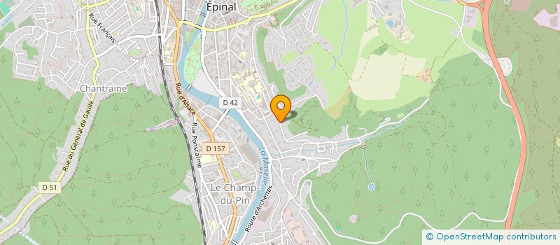 localisation de l'entreprise CAROLIVE à EPINAL