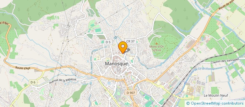localisation de l'entreprise CAROLIVE à MANOSQUE