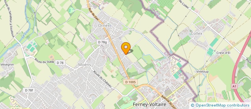 localisation de l'entreprise CAROLO  ORNEX