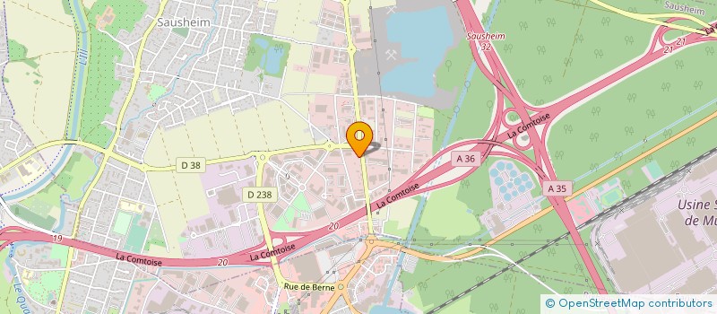 localisation de l'entreprise CAROLOOK à SAUSHEIM