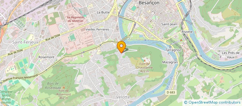 localisation de l'entreprise CAROLOU  BESANCON