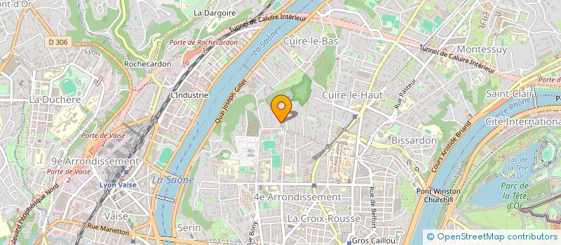 localisation de l'entreprise CAROLUDANE  LYON