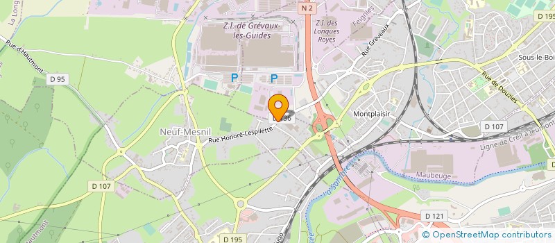 localisation de l'entreprise CAROLUS à NEUF-MESNIL