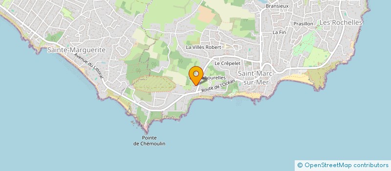 localisation de l'entreprise CAROLUS  SAINT-NAZAIRE