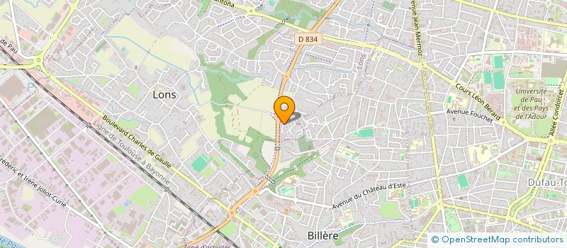 localisation de l'entreprise CAROLUS à LONS