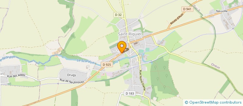 localisation de l'entreprise CAROLYNE  SAINT-RIQUIER