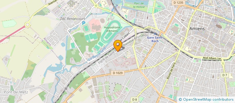 localisation de l'entreprise CAROLYS à AMIENS