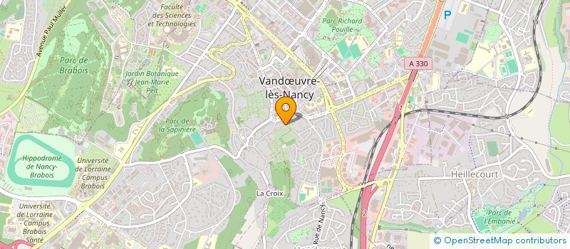 localisation de l'entreprise CAROMA  VANDUVRE-LES-NANCY