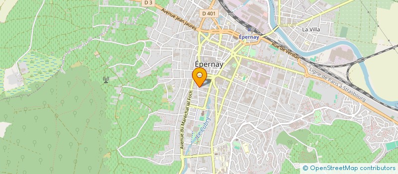 localisation de l'entreprise CAROMARI à EPERNAY